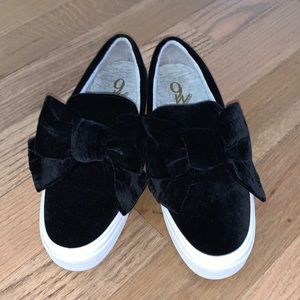 Velvet Slide on Sneakers